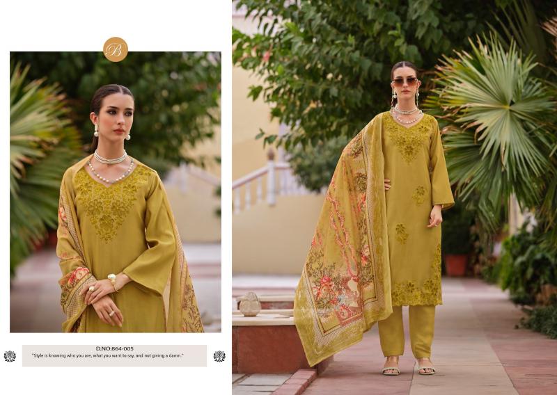  BelliZa Zara catalog embroidered dress material wholesale