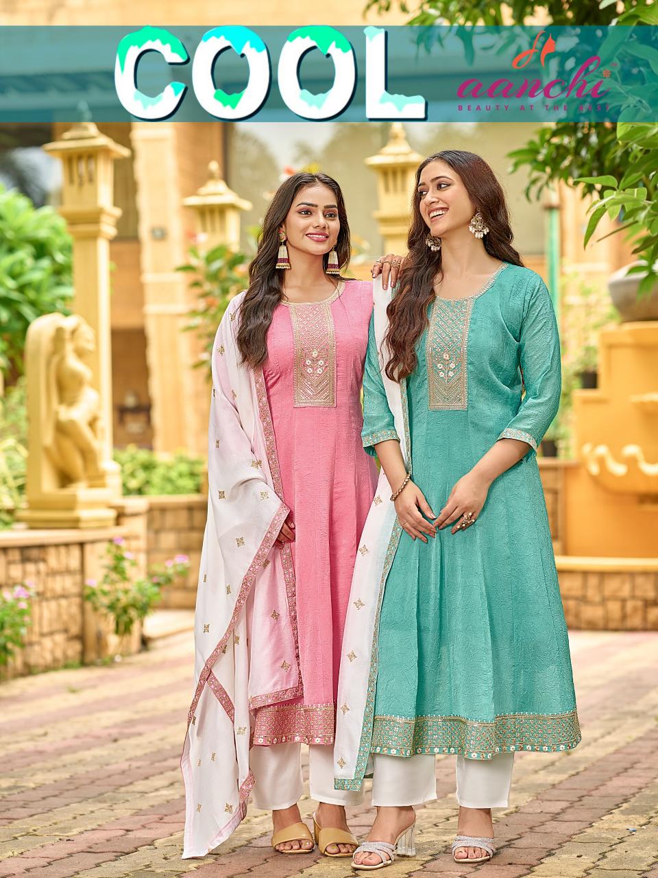Aanchi Cool catalog ladies designer kurtis manufacturers india