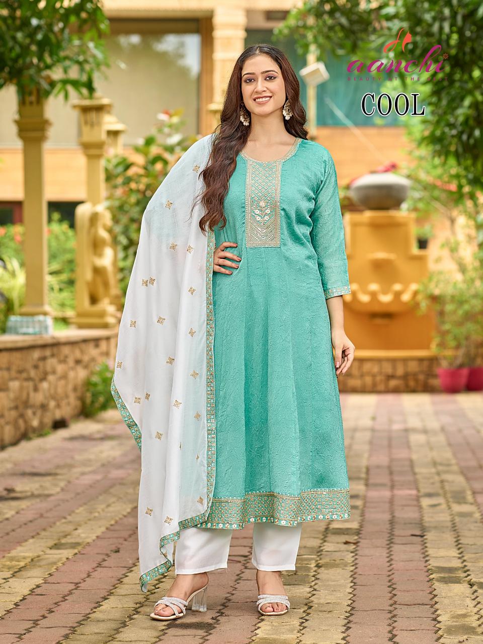 Aanchi Cool catalog ladies designer kurtis manufacturers india