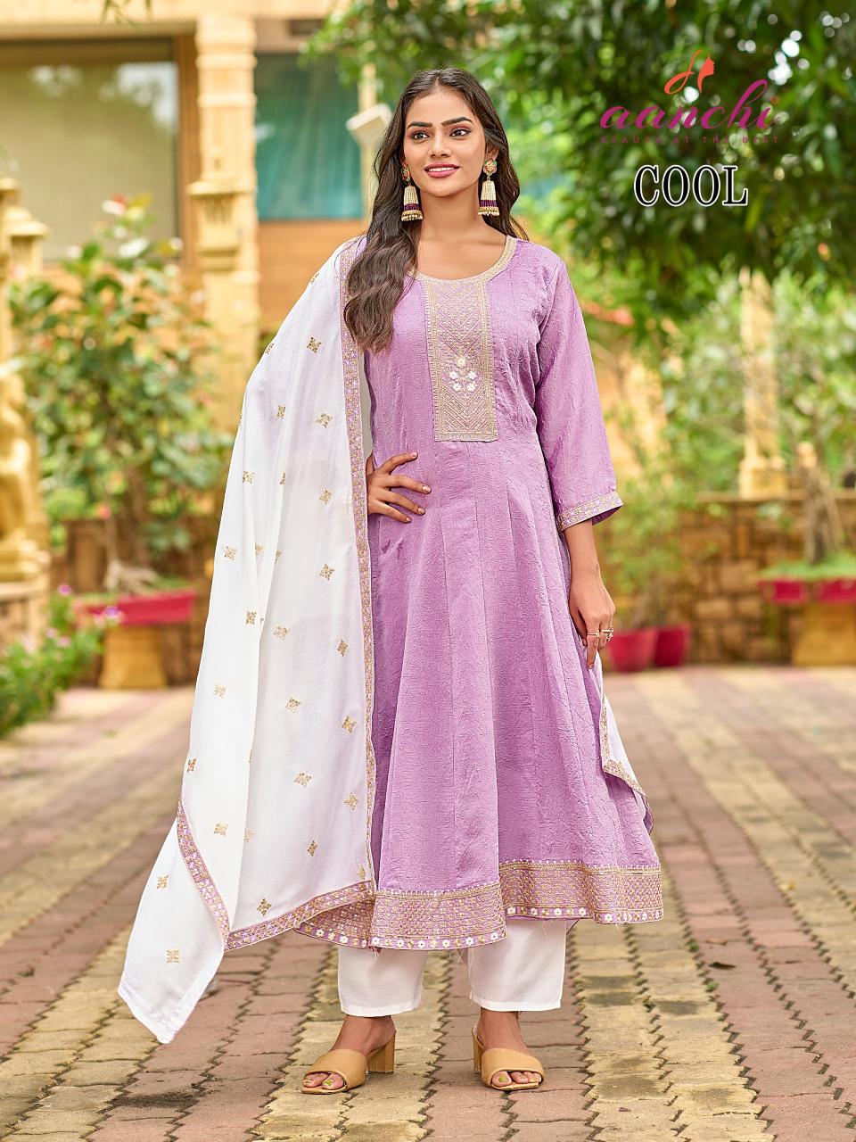 Aanchi Cool catalog ladies designer kurtis manufacturers india