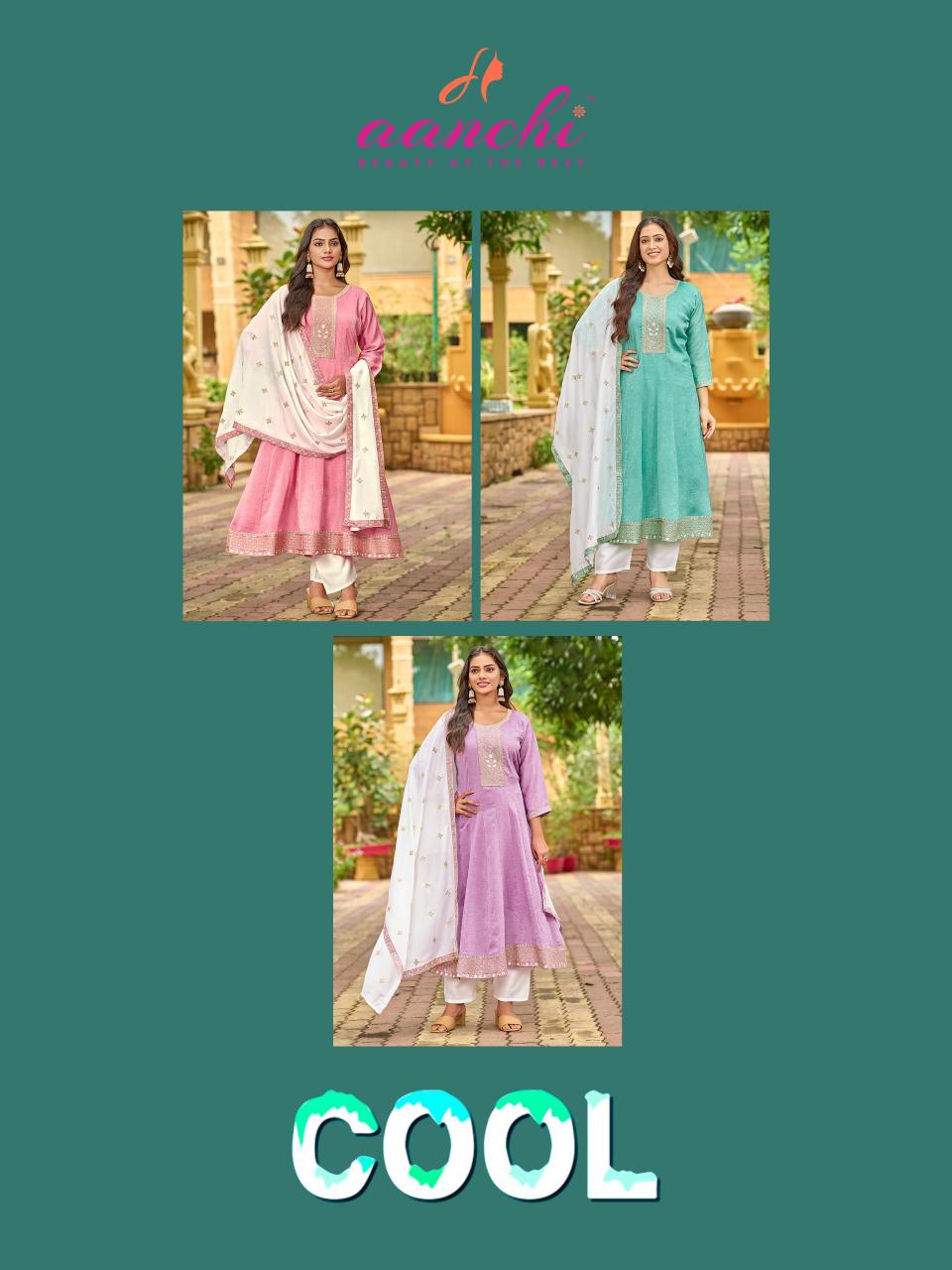 Aanchi Cool catalog ladies designer kurtis manufacturers india