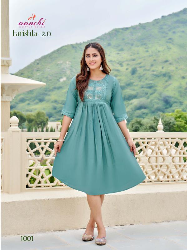 Aanchi Farishta vol 2.0 catalog anarkali kurtis for womens india