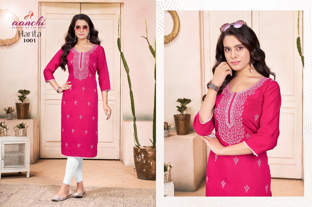 Aanchi Harita catalog ladies kurti online india