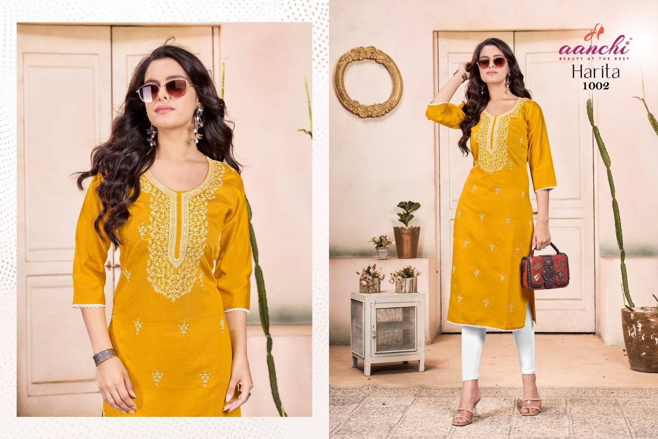 Aanchi Harita catalog ladies kurti online india