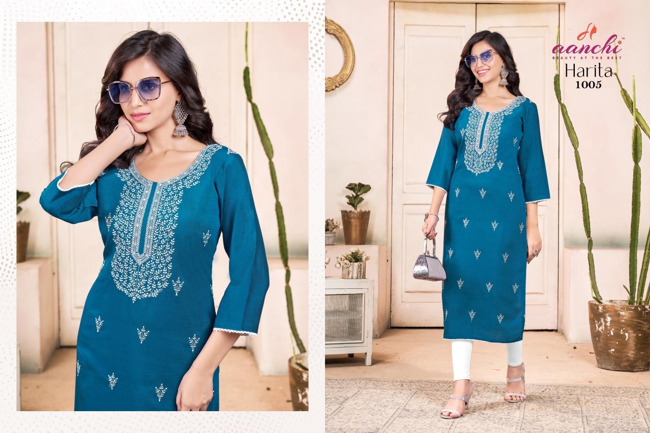 Aanchi Harita catalog ladies kurti online india