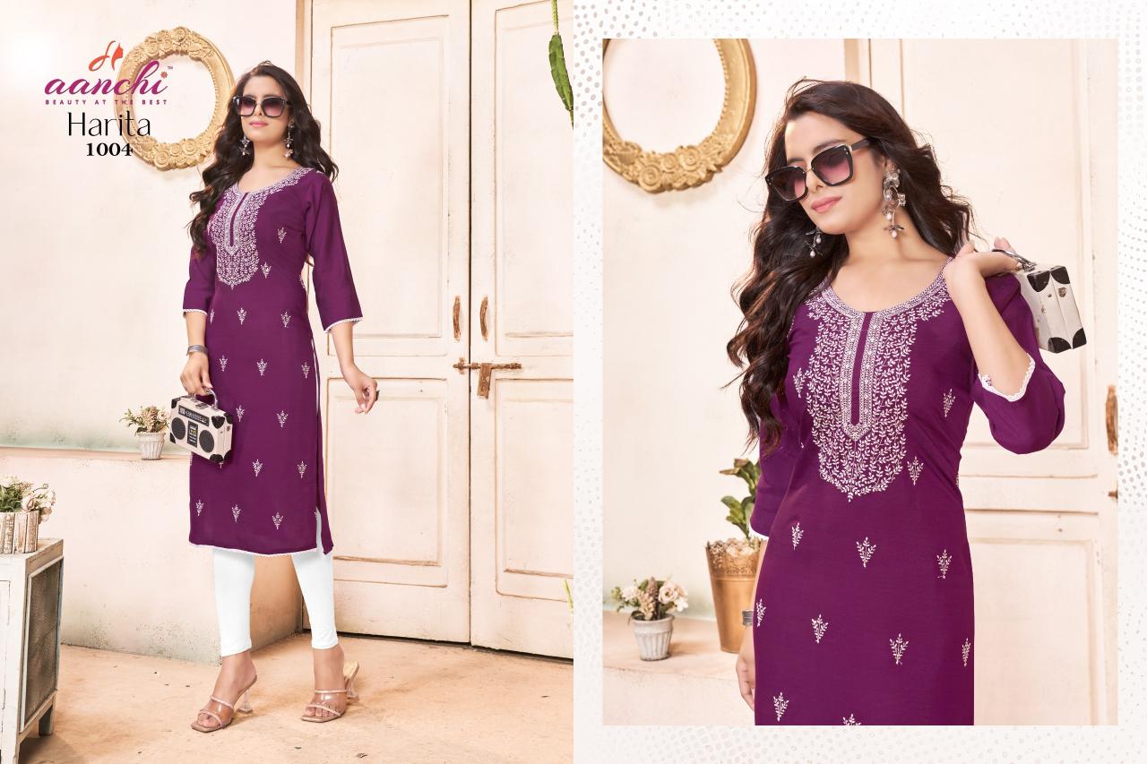Aanchi Harita catalog ladies kurti online india