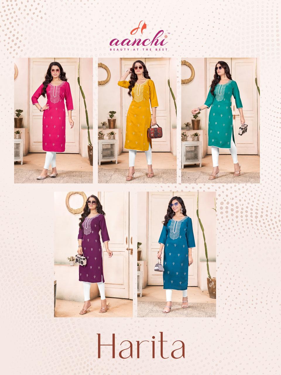 Aanchi Harita catalog ladies kurti online india