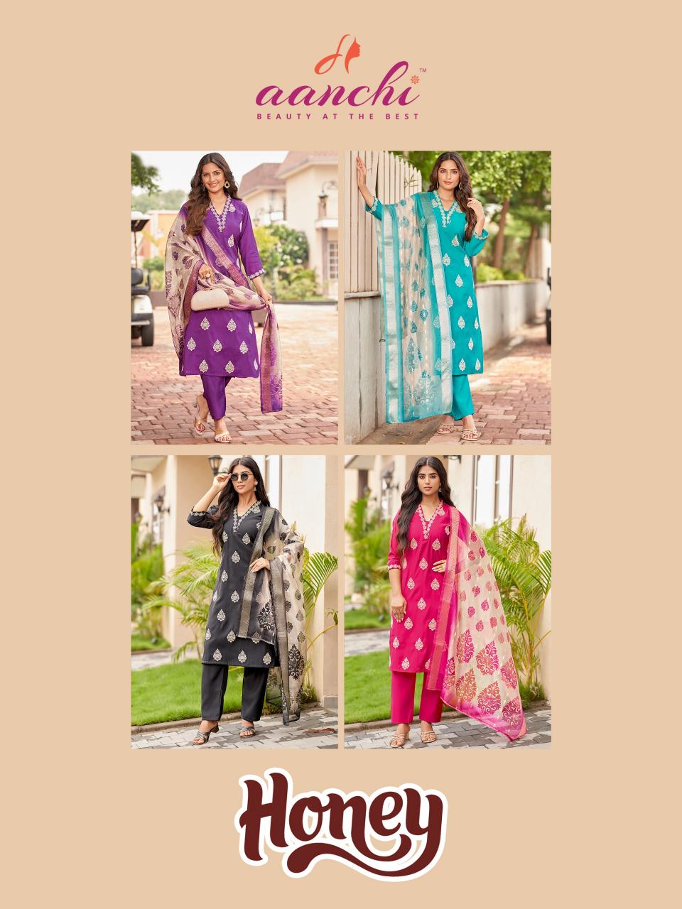 Aanchi Honey catalog ladies kurti brands in india