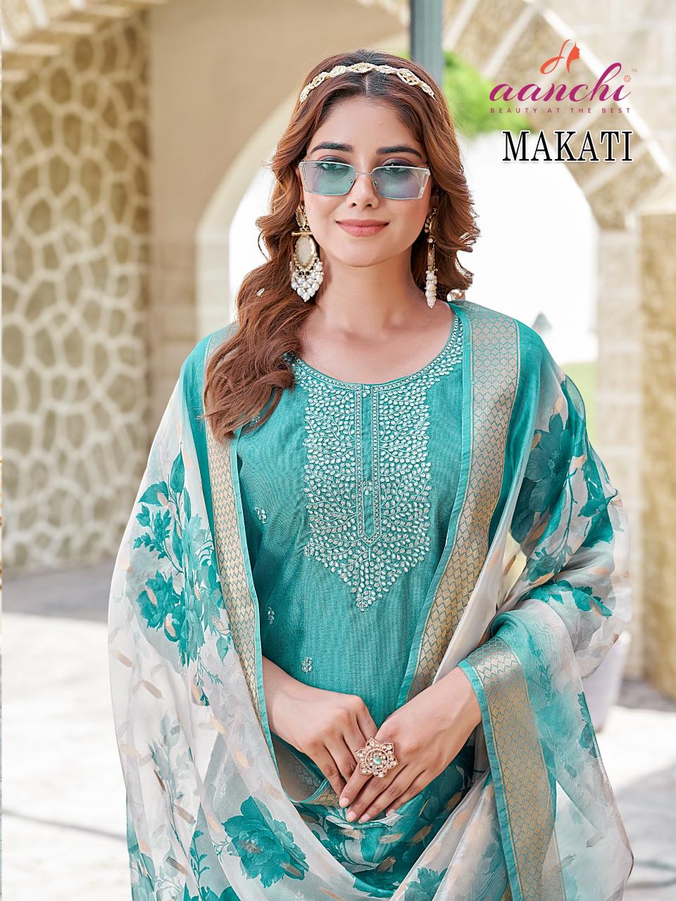 Aanchi Makati catalog designer kurtis manufacturers in india 