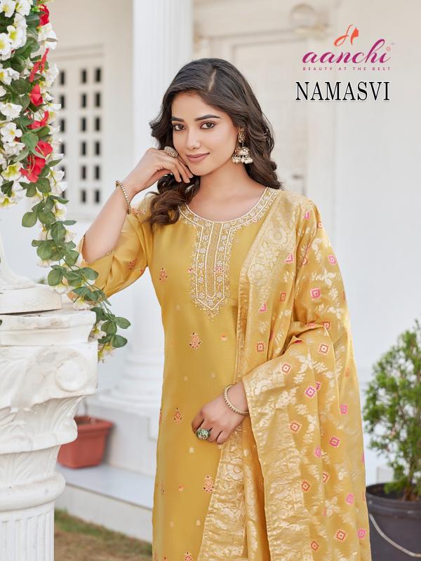 Aanchi Namasvi catalog indian party wear kurtis images 