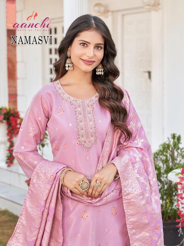 Aanchi Namasvi catalog indian party wear kurtis images 