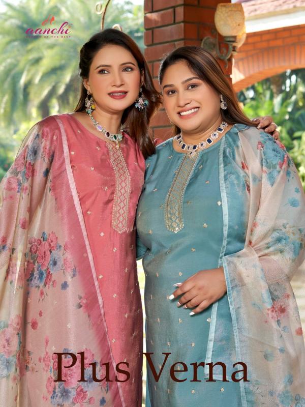 Aanchi Plus Verna catalog plus size indian kurtis