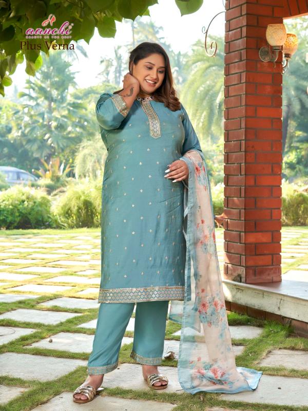 Aanchi Plus Verna catalog plus size indian kurtis