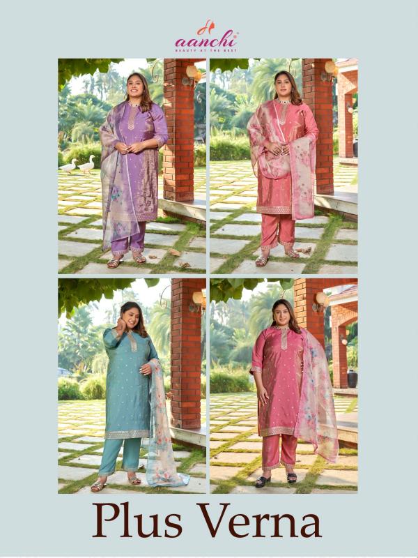 Aanchi Plus Verna catalog plus size indian kurtis