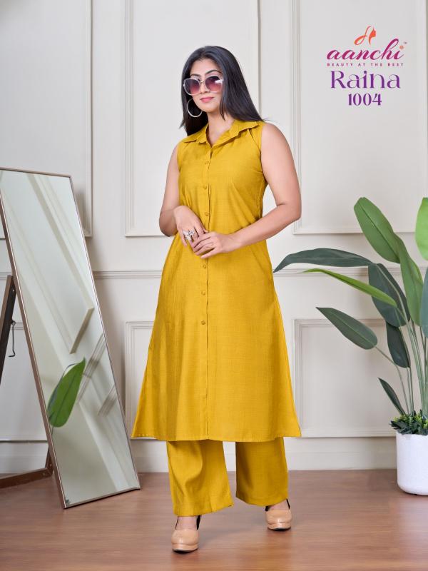 Aanchi Raina catalog Vatican Casual Wear Co Ord Set wholesaler