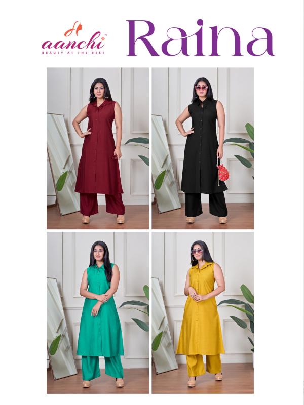 Aanchi Raina catalog Vatican Casual Wear Co Ord Set wholesaler