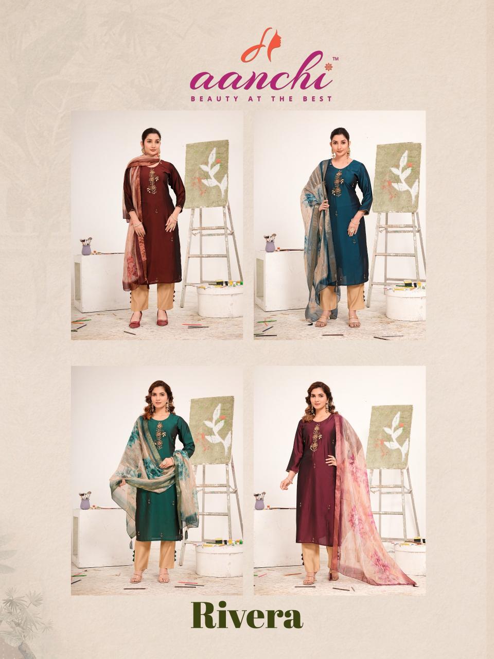 Aanchi Rivera catalog ethnic kurtis online shopping india