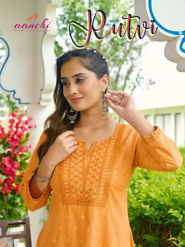 Aanchi Rutvi catalog best indian kurtis 