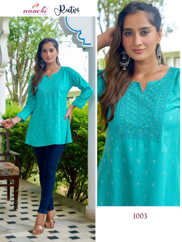 Aanchi Rutvi catalog best indian kurtis 