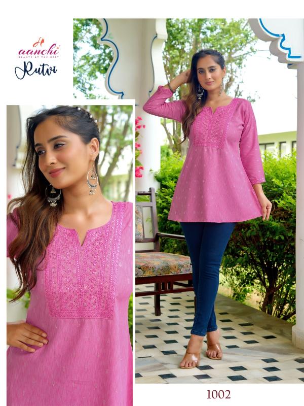 Aanchi Rutvi catalog best indian kurtis 