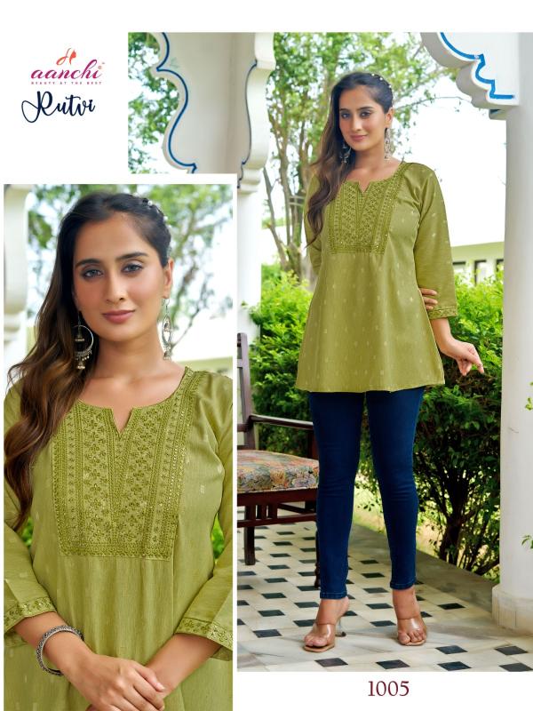 Aanchi Rutvi catalog best indian kurtis 