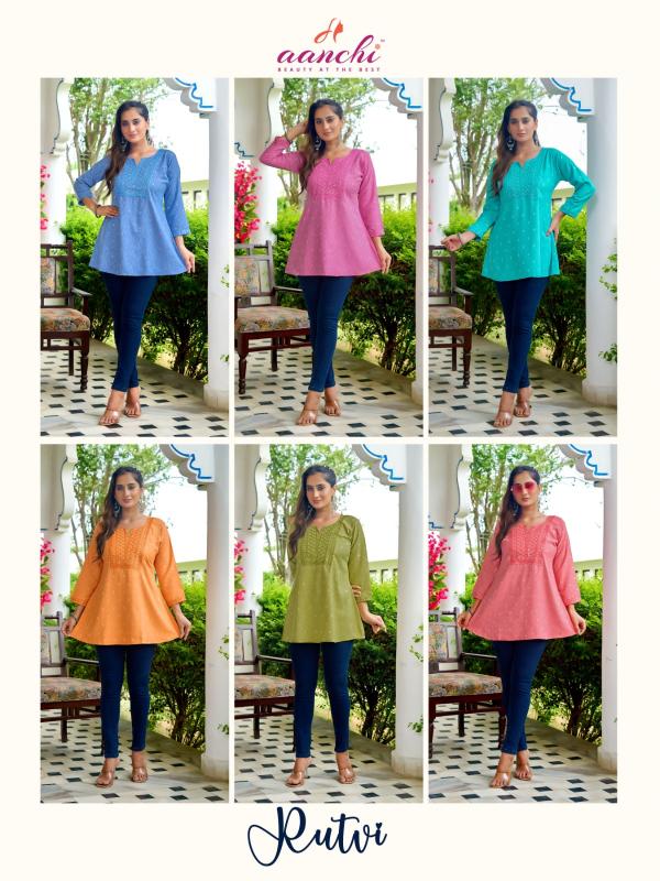 Aanchi Rutvi catalog best indian kurtis 