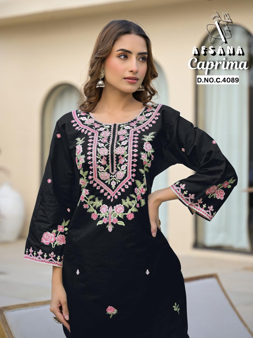 Afsana Caprima catalog salwar kameez wedding suits designs 2025 pakistani