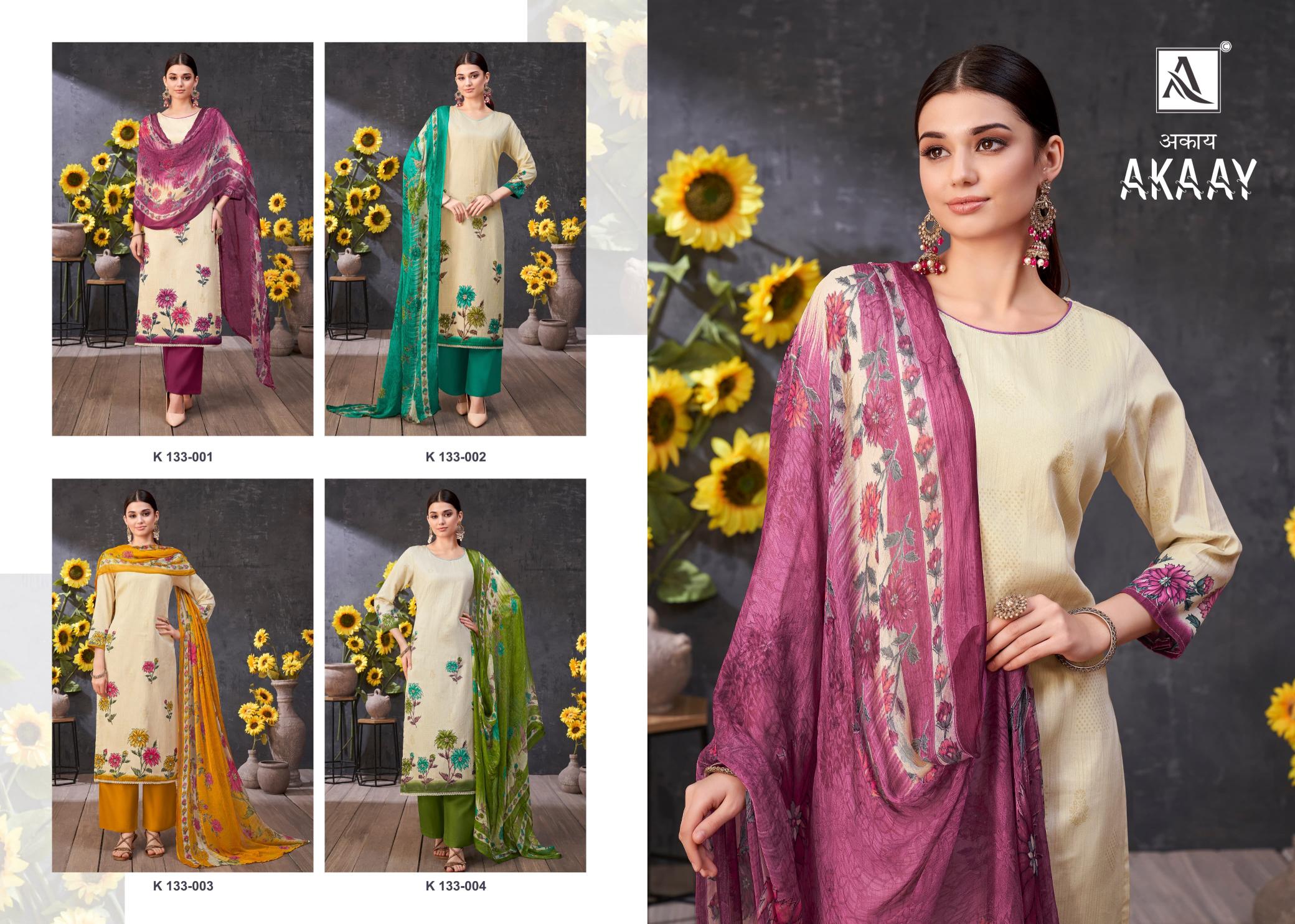 Alok Akaay catalog dress material wholesale jetpur gujarat