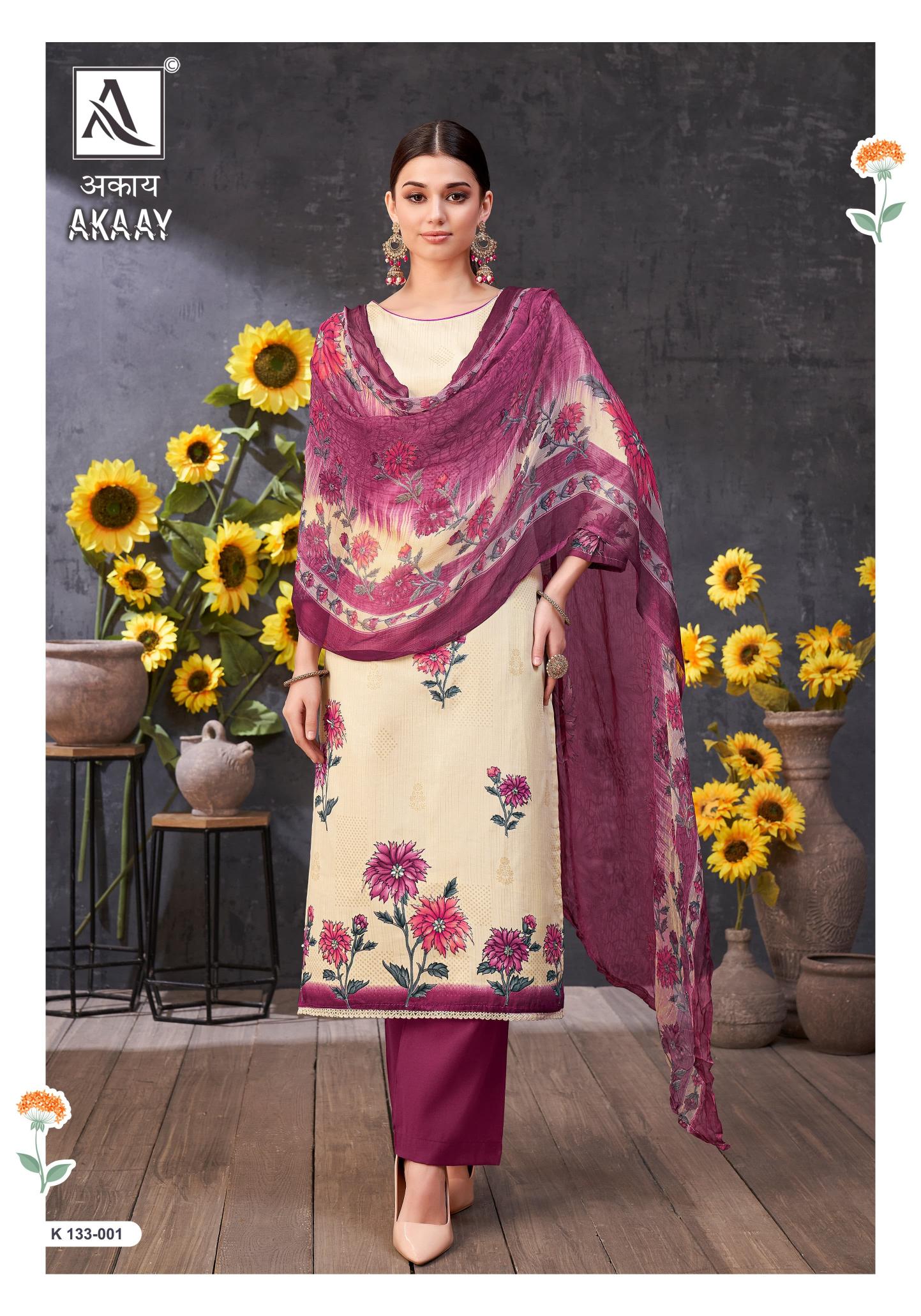 Alok Akaay catalog dress material wholesale jetpur gujarat