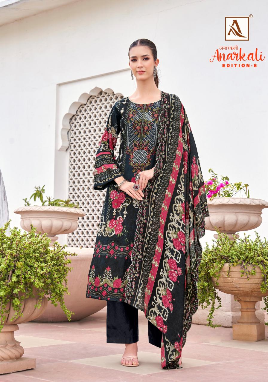 Alok Anarkali Vol 6 catalog wholesale ladies dress material suppliers in surat