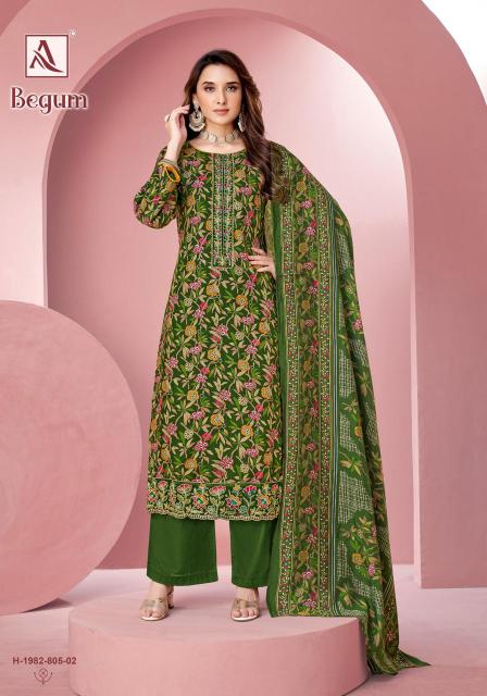 Alok Begum catalog wholesale dress material online shopping