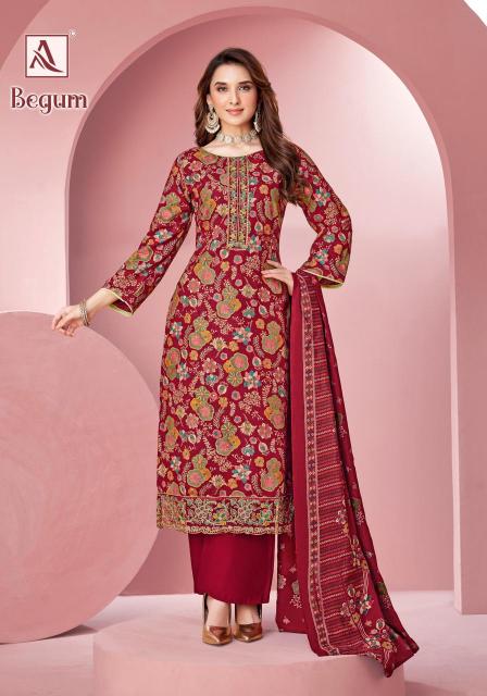 Alok Begum catalog wholesale dress material online shopping
