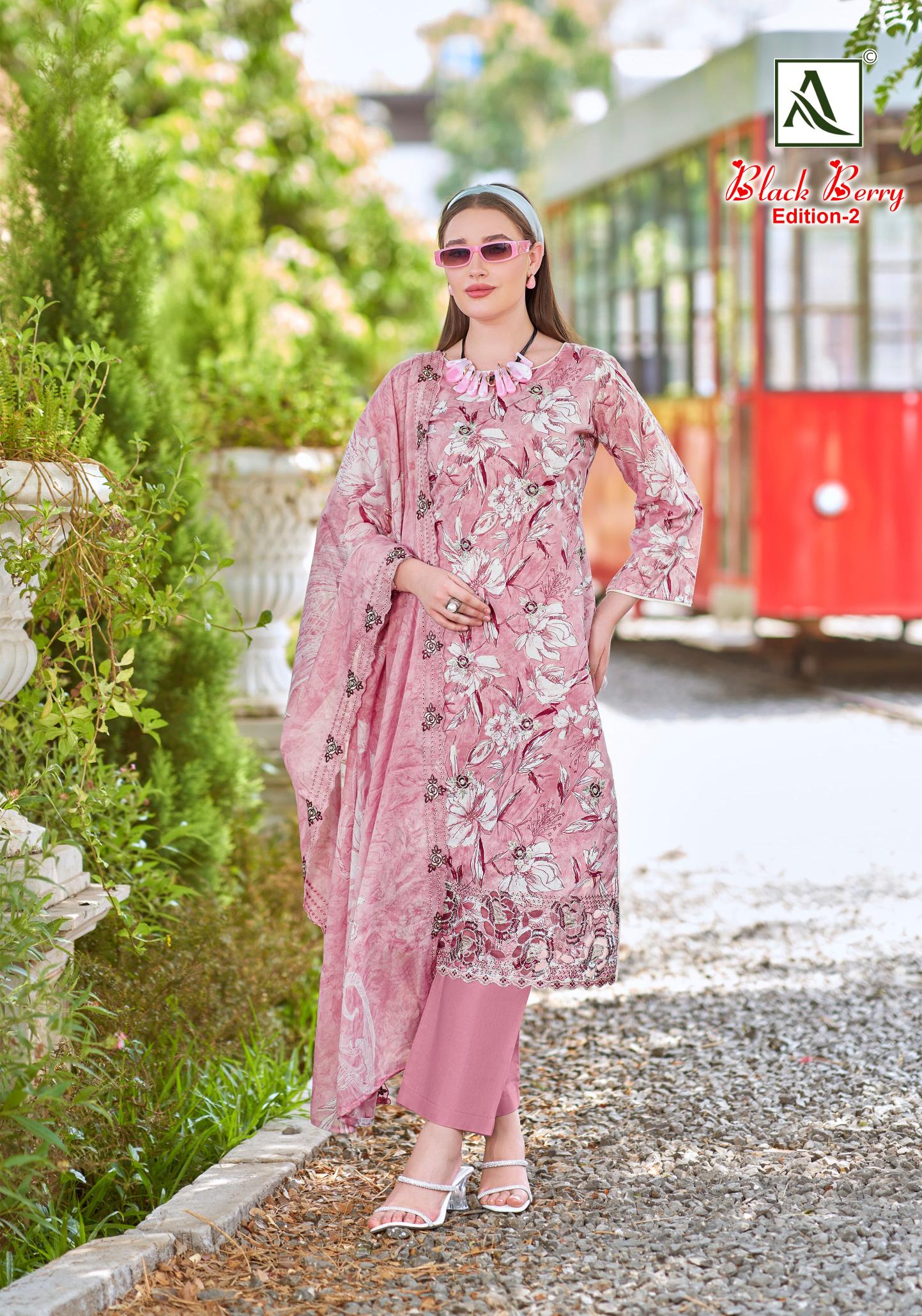 Alok Black Berry Vol 2 catalog wholesale cod dress materials