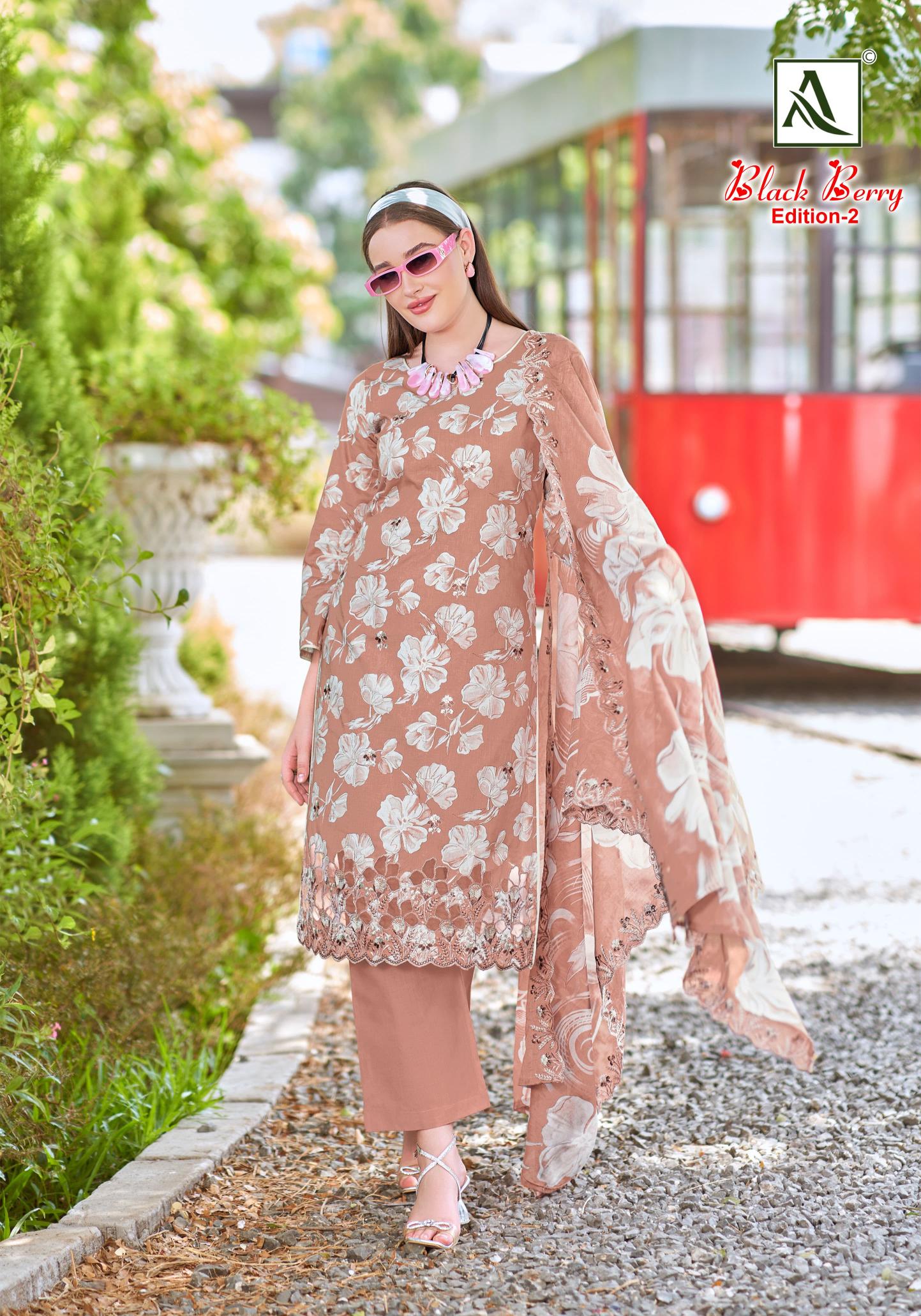 Alok Black Berry Vol 2 catalog wholesale cod dress materials