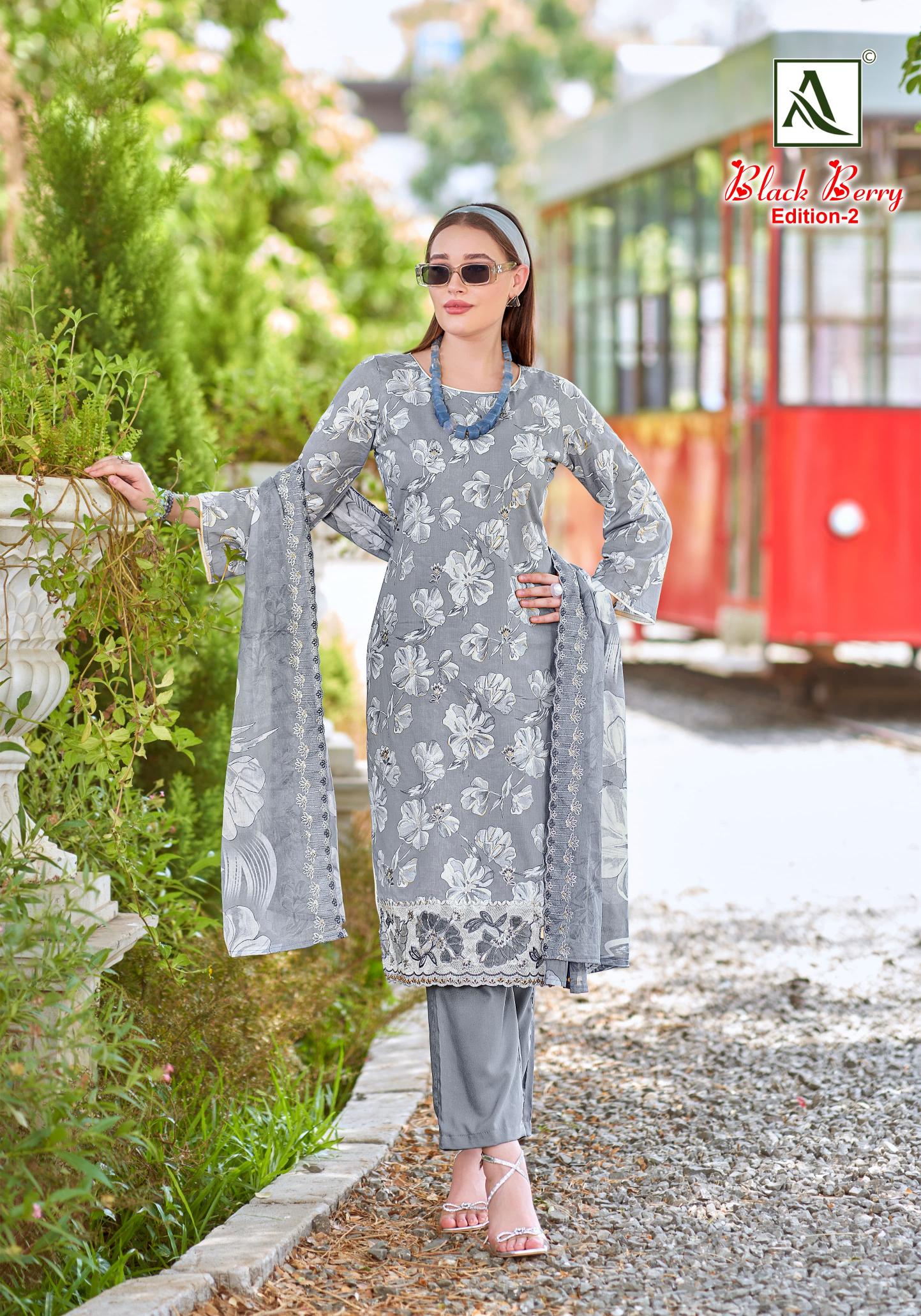 Alok Black Berry Vol 2 catalog wholesale cod dress materials
