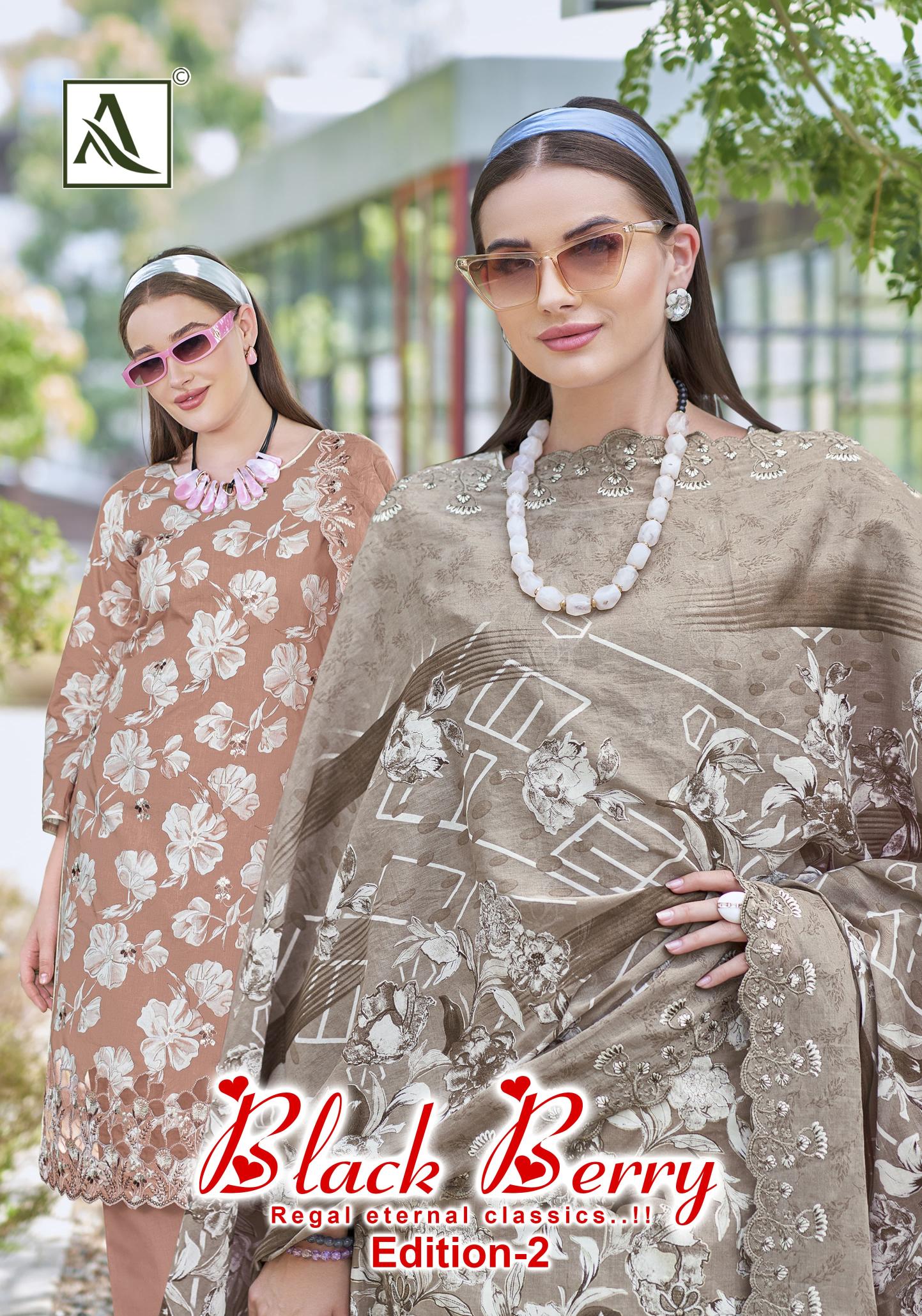 Alok Black Berry Vol 2 catalog wholesale cod dress materials