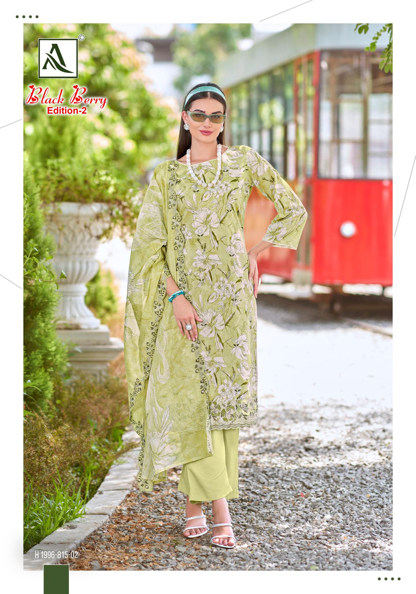 Alok Black Berry Vol 2 catalog wholesale cod dress materials
