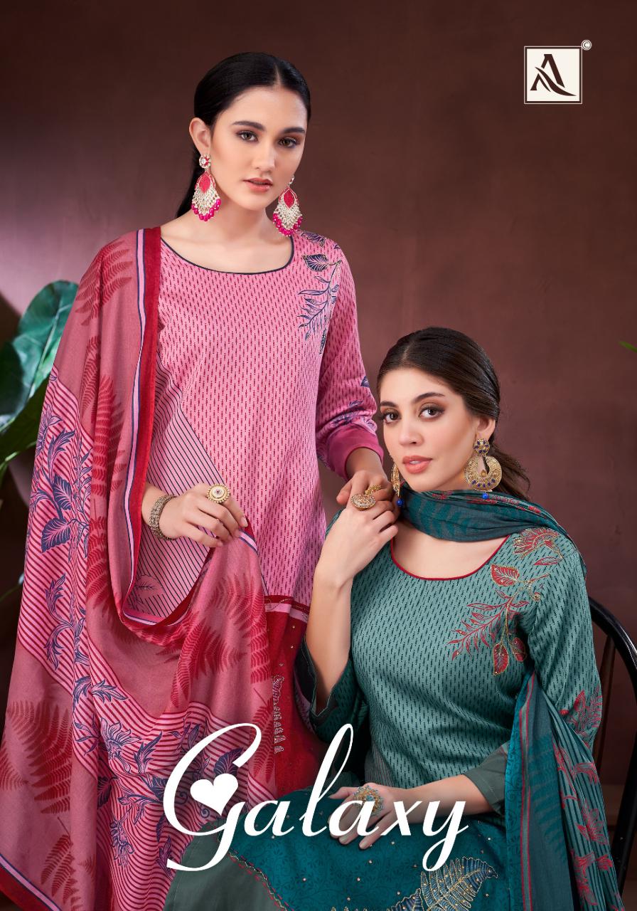 Alok Galaxy catalog buy wholesale dress materials in surat