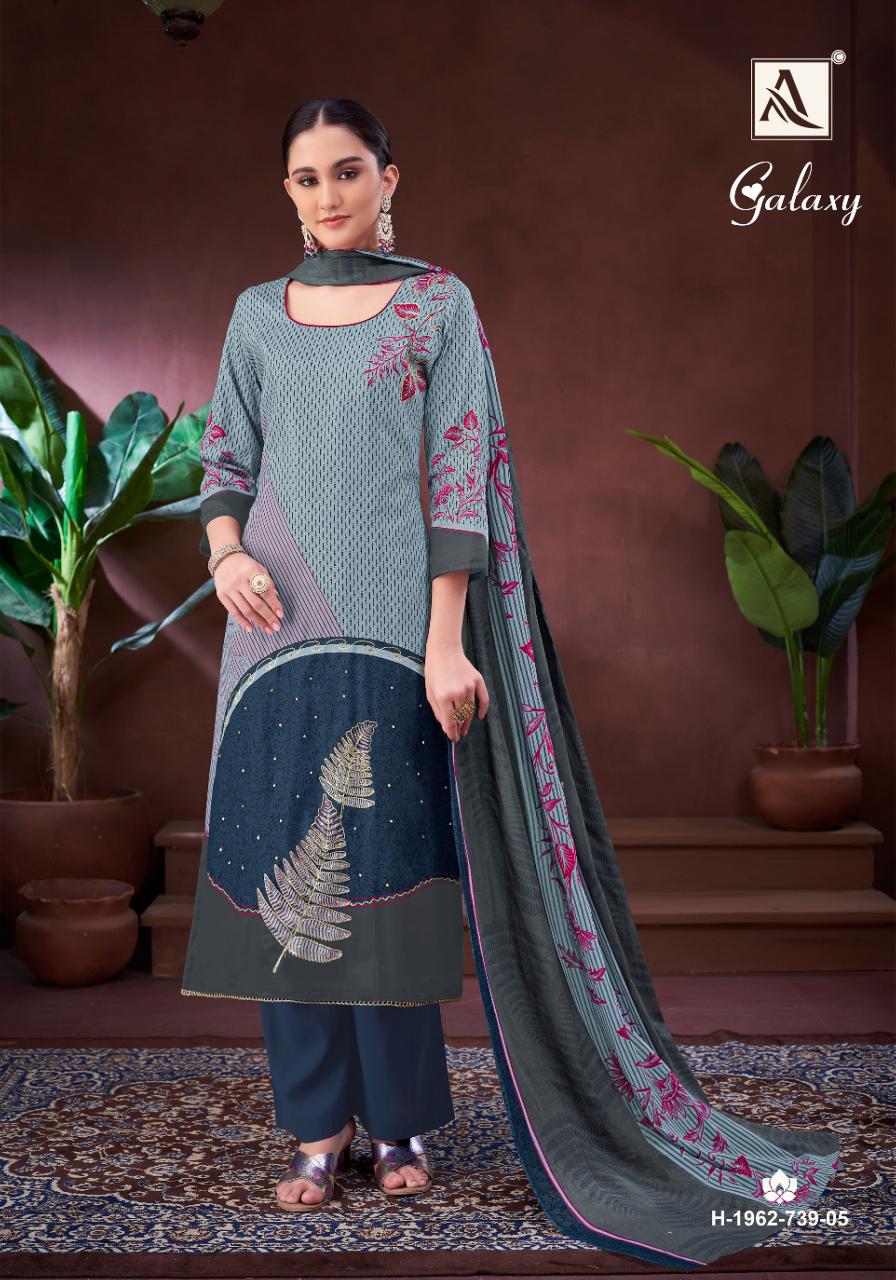 Alok Galaxy catalog buy wholesale dress materials in surat