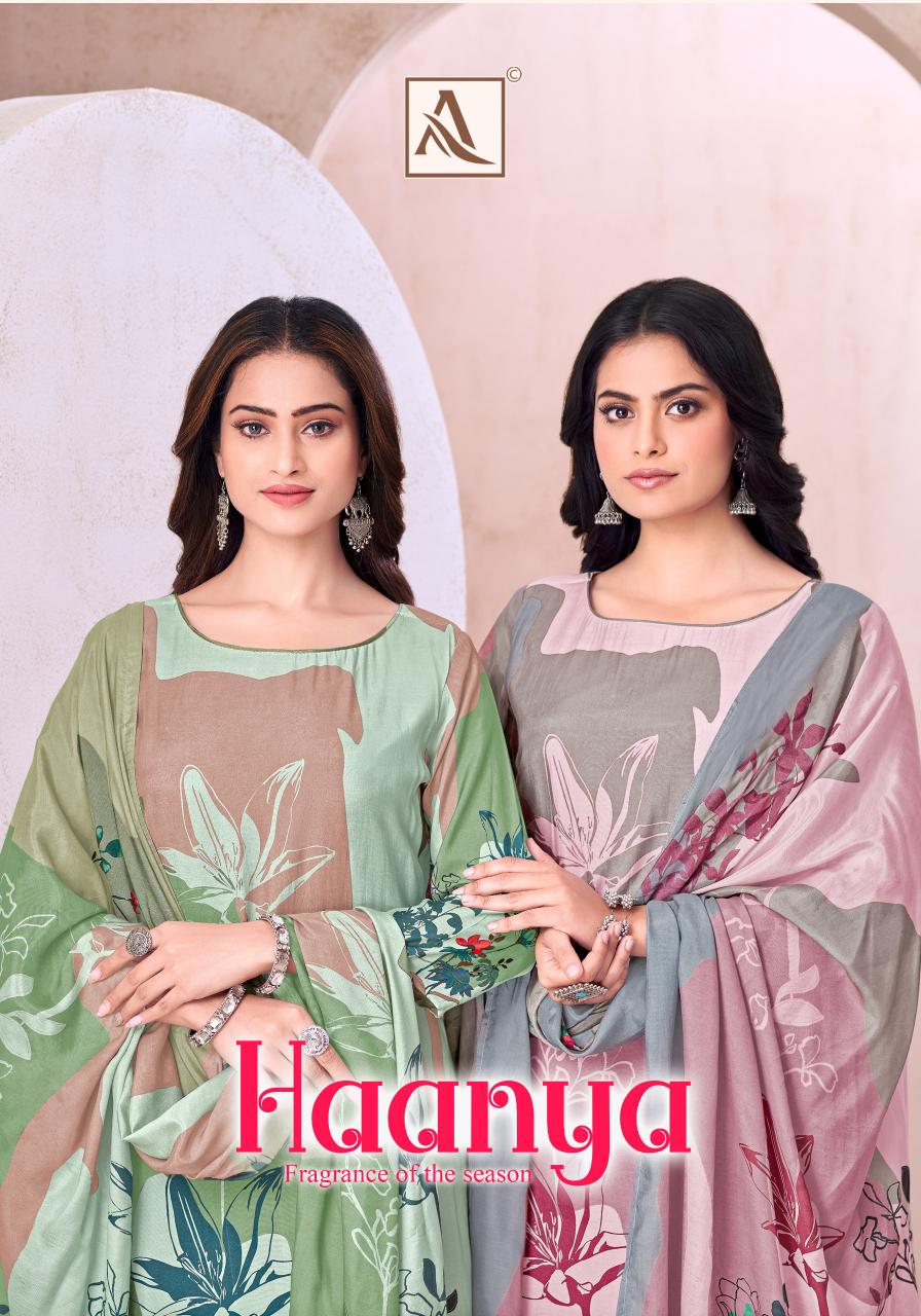 Alok Haanya catalog wholesale ladies dress material suppliers