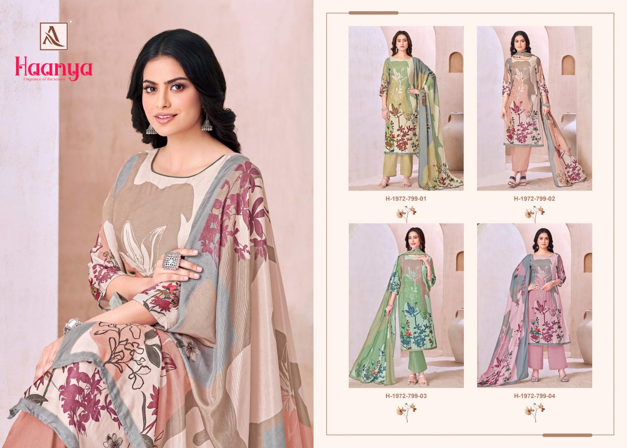 Alok Haanya catalog wholesale ladies dress material suppliers