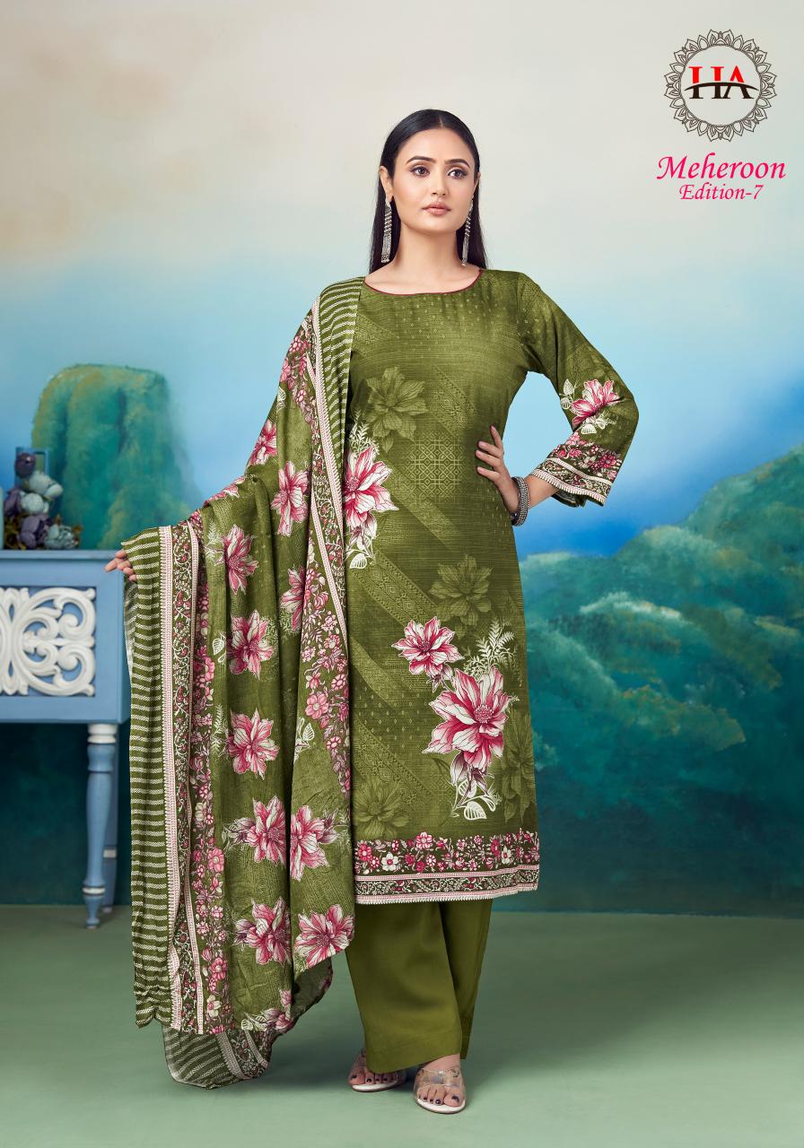 Alok Meheroon vol 7 catalog dress materials in mumbai