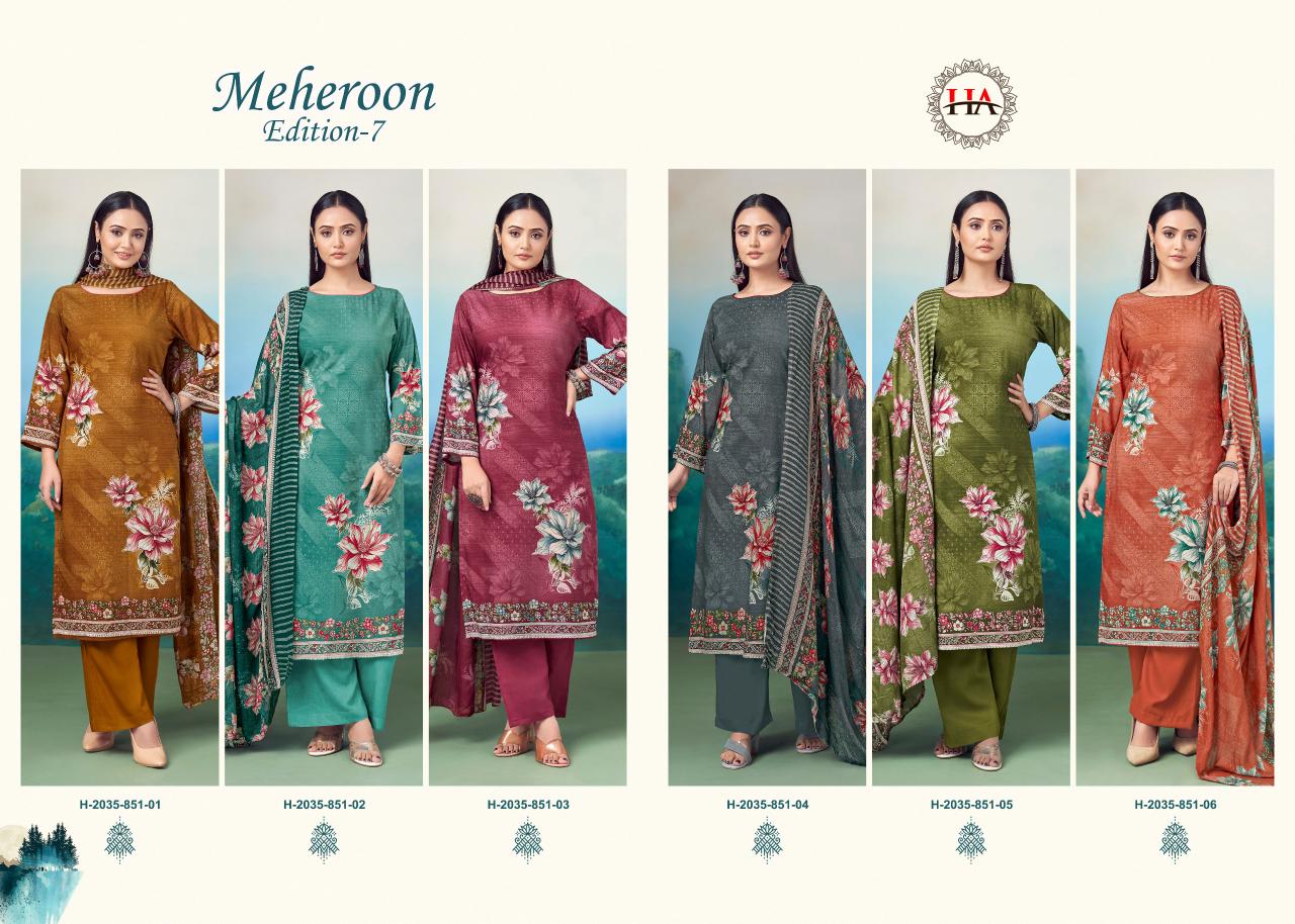 Alok Meheroon vol 7 catalog dress materials in mumbai