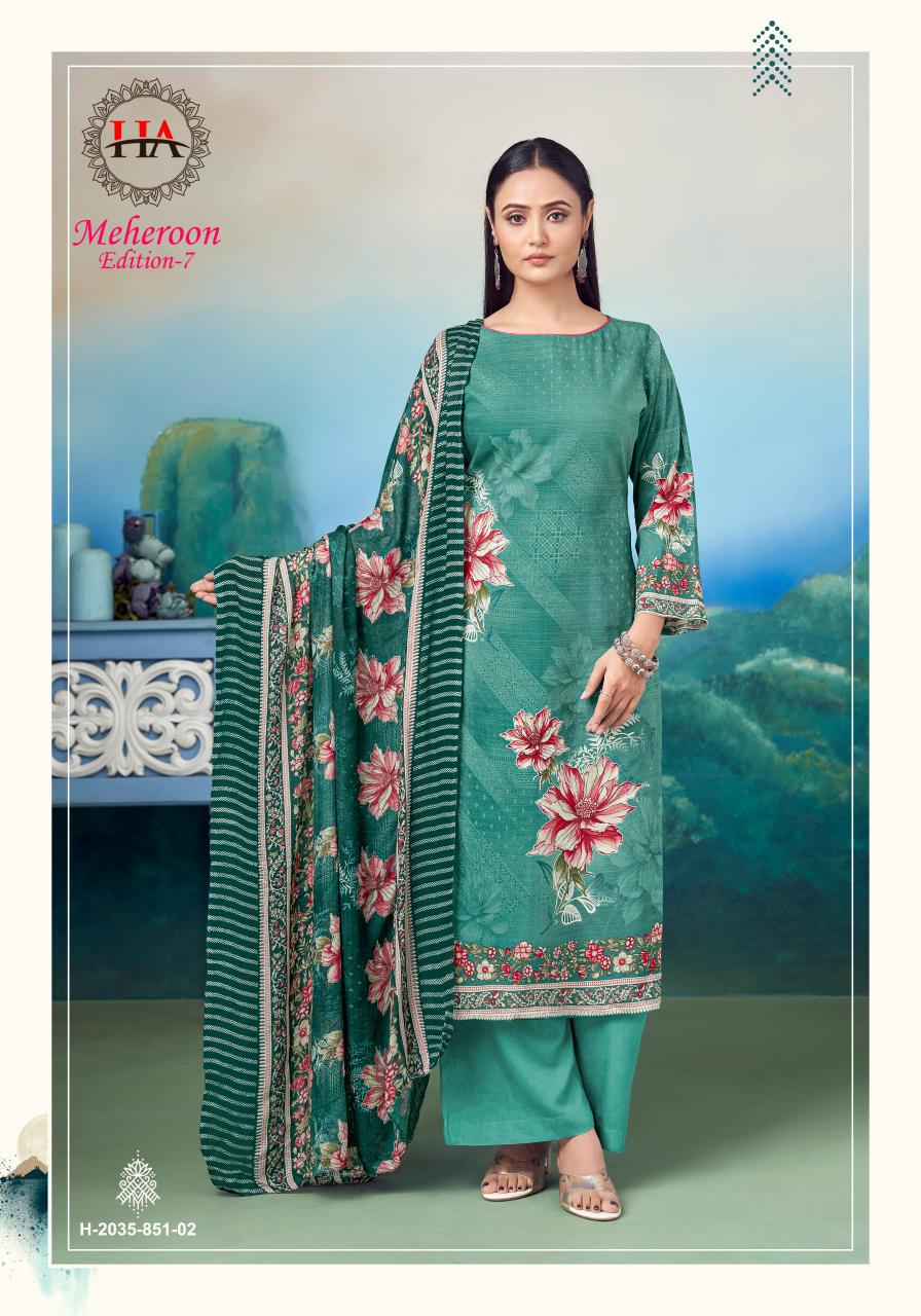 Alok Meheroon vol 7 catalog dress materials in mumbai