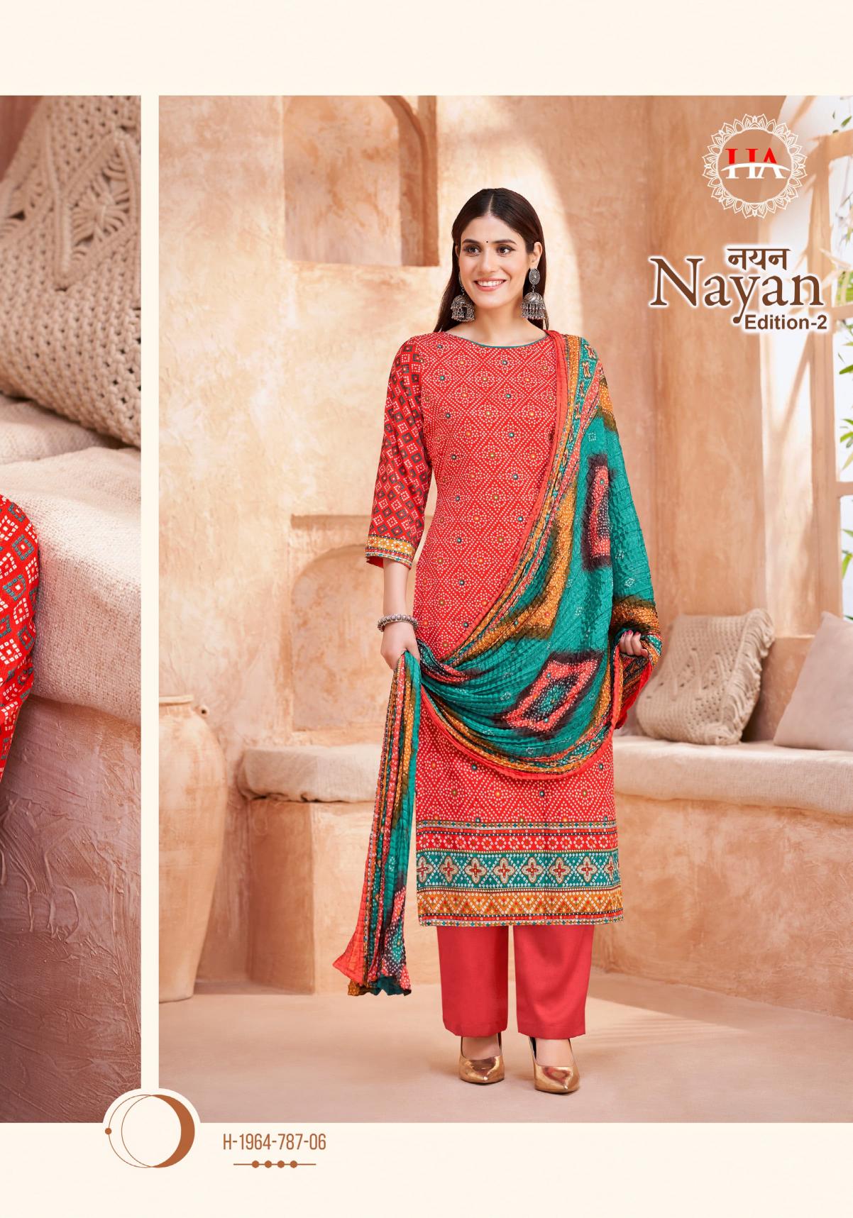 Alok Nayan vol 2 catalog dress materials wholesale shop in mangalagiriu