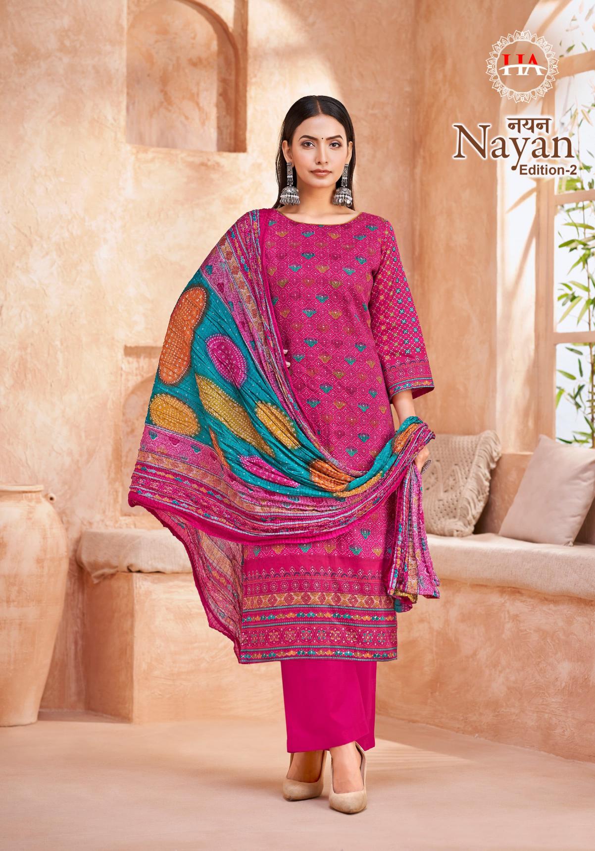 Alok Nayan vol 2 catalog dress materials wholesale shop in mangalagiriu