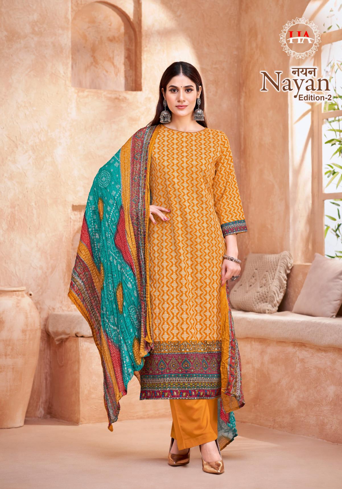 Alok Nayan vol 2 catalog dress materials wholesale shop in mangalagiriu