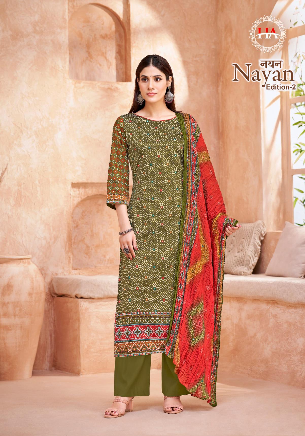 Alok Nayan vol 2 catalog dress materials wholesale shop in mangalagiriu