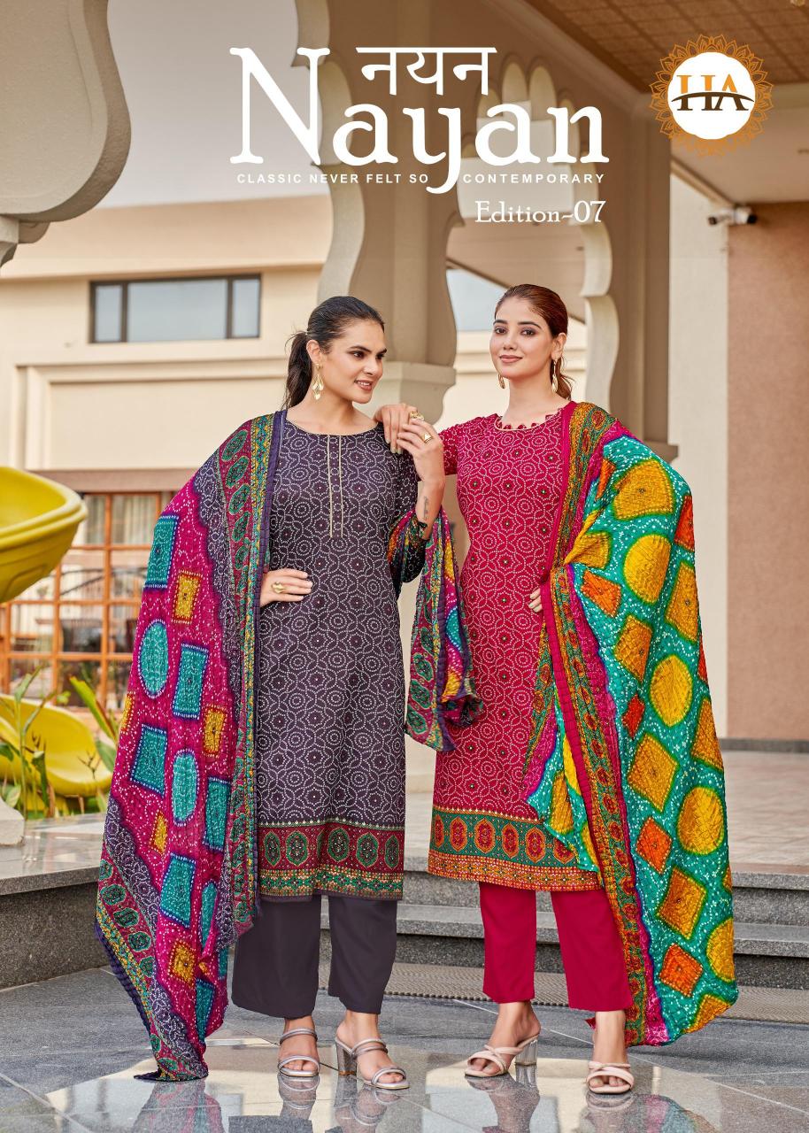 Alok Nayan vol 7 catalog wholesale dress material hyderabad