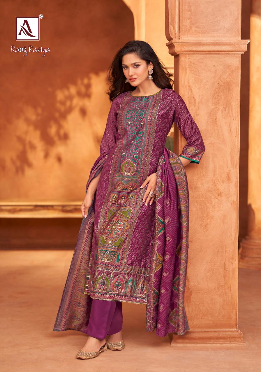 Alok Rang Rasiya vol 2 Catalog dress materials wholesale in belgaum